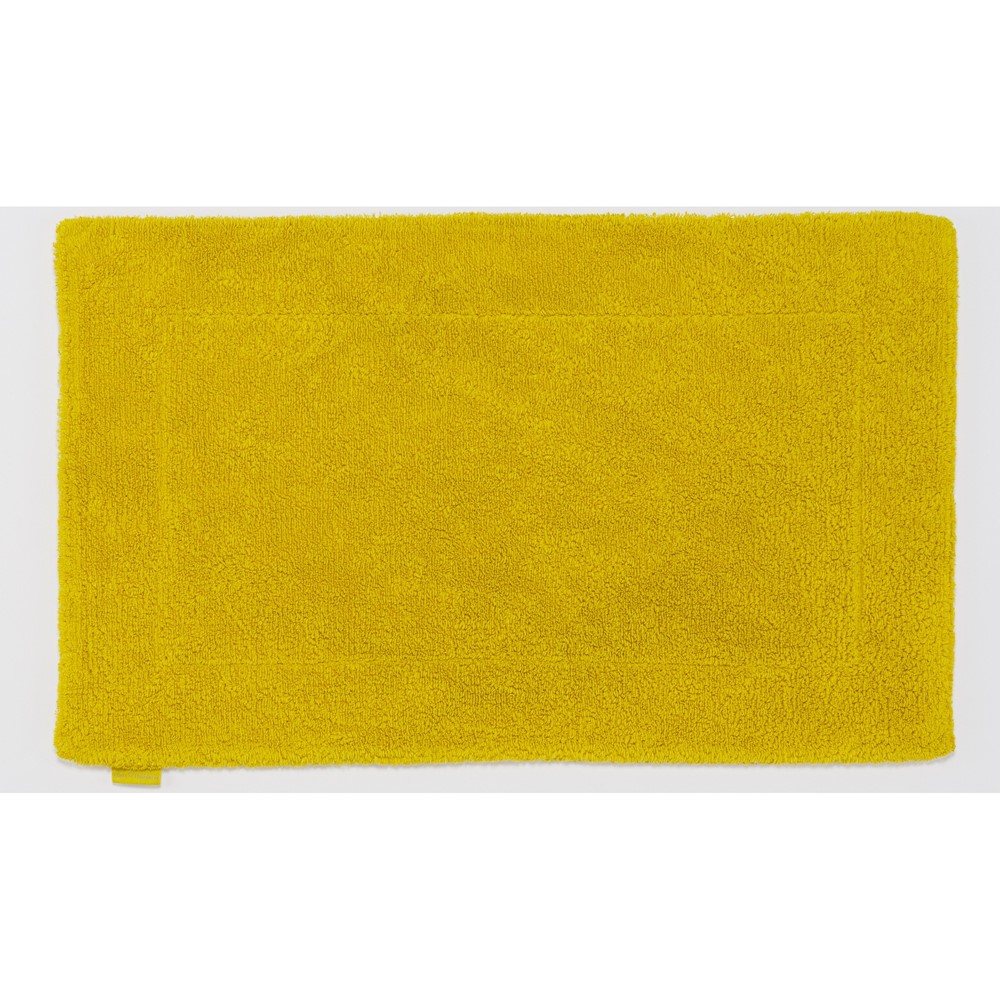 Double Bath Mat 278 by Designer Abyss & Habidecor in Yuzu Yellow